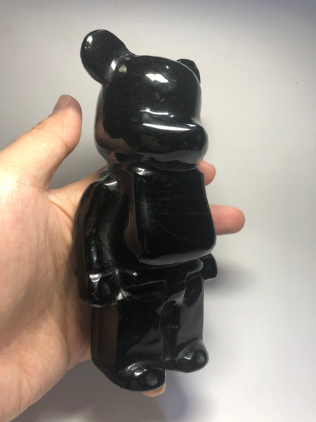 Bearbrick Obsidian Raw Crystals 580g