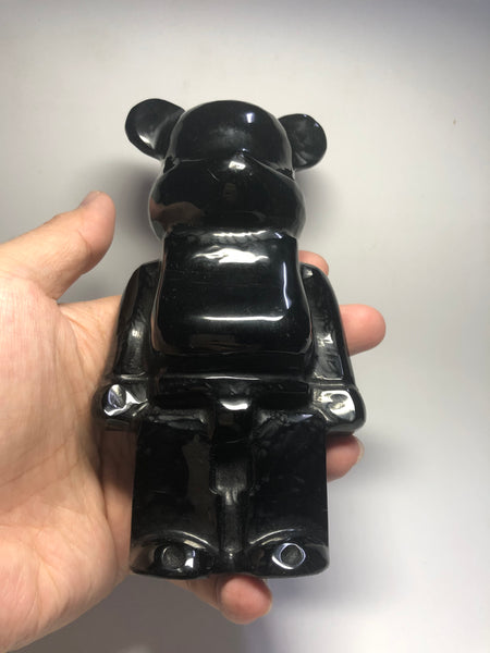 Bearbrick Obsidian Raw Crystals 580g