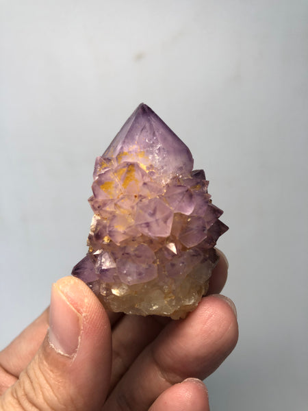 Amethyst Spirit Cactus Quartz Raw Crystals 58g