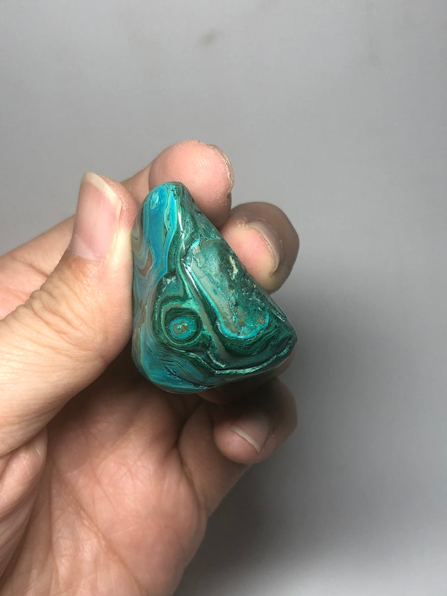 Raw on sale malachite ring