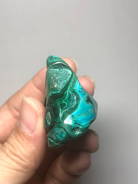 Chrysocolla Malachite Raw Crystals 58g