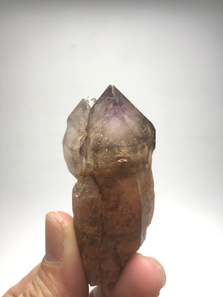 Smoky Amethyst Quartz Scepter with Phantom 58g