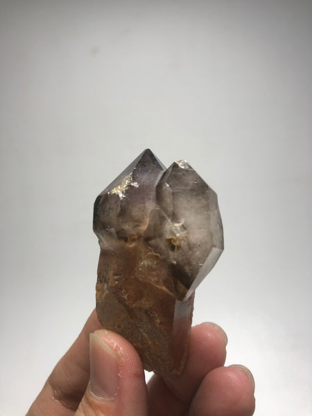 Smoky Amethyst Quartz Scepter with Phantom 58g