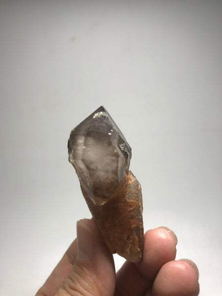 Smoky Amethyst Quartz Scepter with Phantom 58g