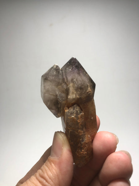 Smoky Amethyst Quartz Scepter with Phantom 58g