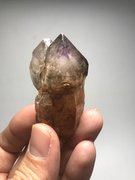 Smoky Amethyst Quartz Scepter with Phantom 58g