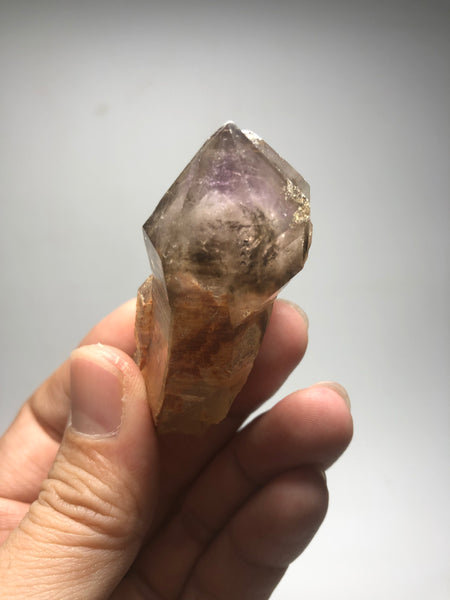 Smoky Amethyst Quartz Scepter with Phantom 58g