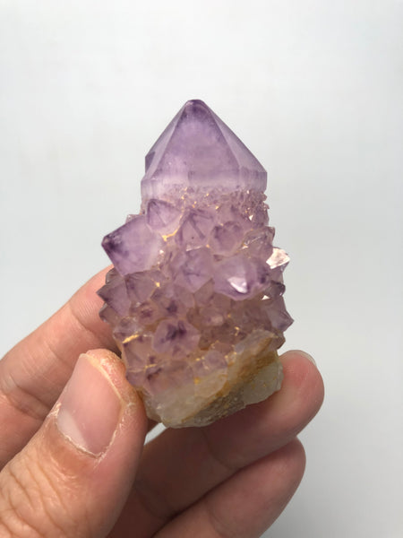 Amethyst Spirit Cactus Quartz Raw Crystals 59g
