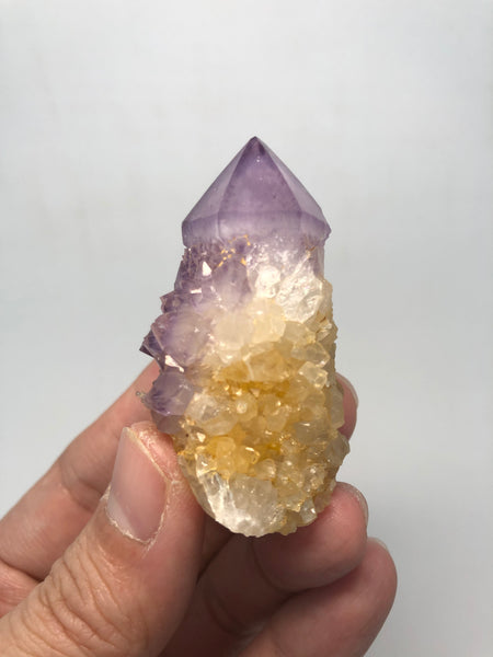 Amethyst Spirit Cactus Quartz Raw Crystals 59g