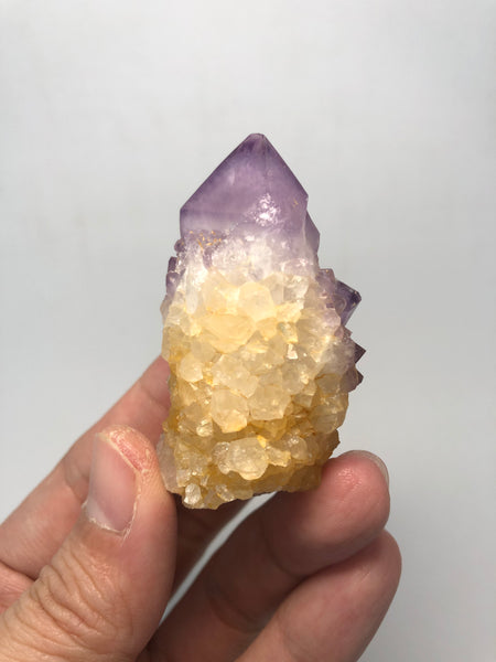 Amethyst Spirit Cactus Quartz Raw Crystals 59g