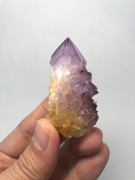 Amethyst Spirit Cactus Quartz Raw Crystals 59g