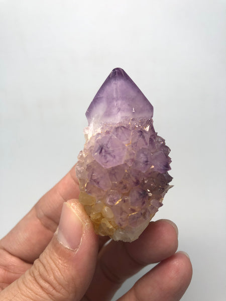 Amethyst Spirit Cactus Quartz Raw Crystals 59g