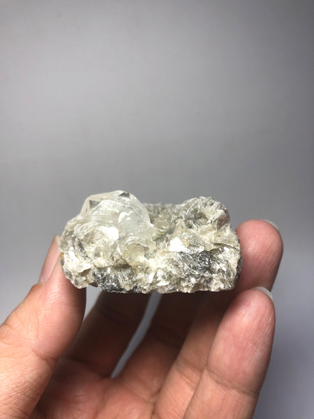 Phenakite on Mica Raw Crystals 63g