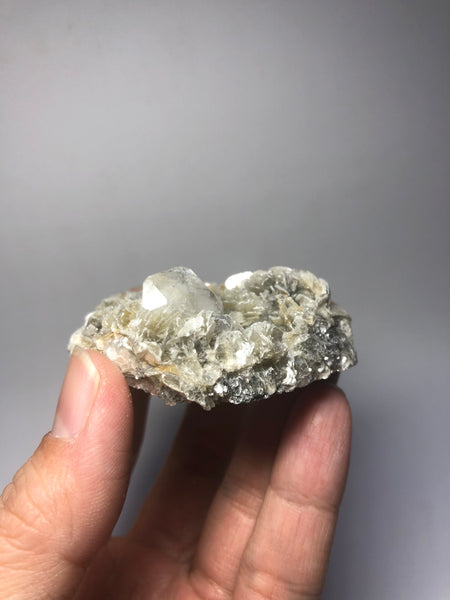 Phenakite on Mica Raw Crystals 63g
