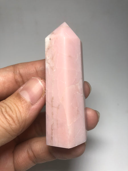 Pink Opal Crystals Point 64g