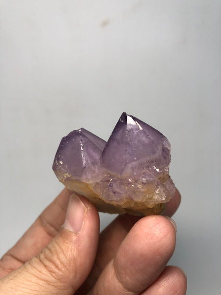 Amethyst Spirit Cactus Quartz Raw Crystals 65g