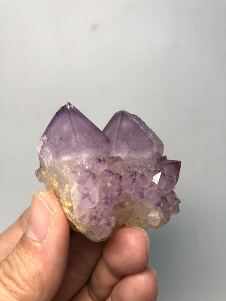 Amethyst Spirit Cactus Quartz Raw Crystals 65g