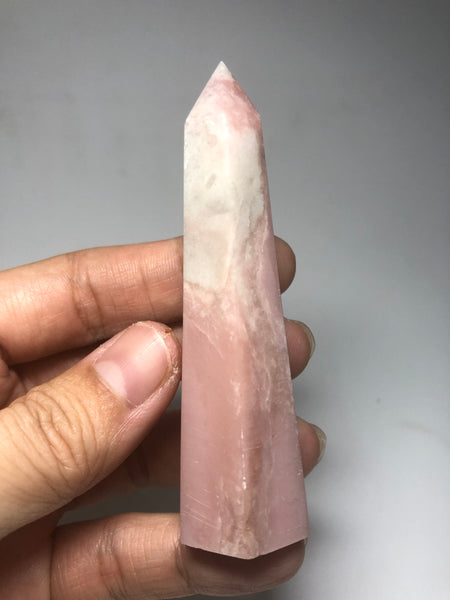 Pink Opal Crystals Point 67g