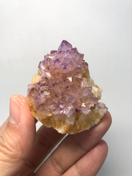 Amethyst Spirit Cactus Quartz Raw Crystals 68g