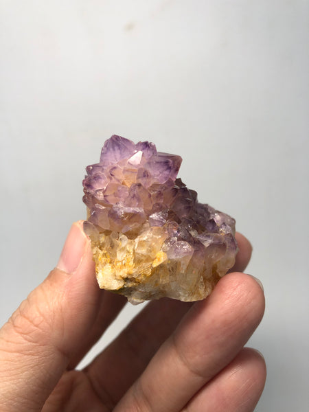 Amethyst Spirit Cactus Quartz Raw Crystals 68g