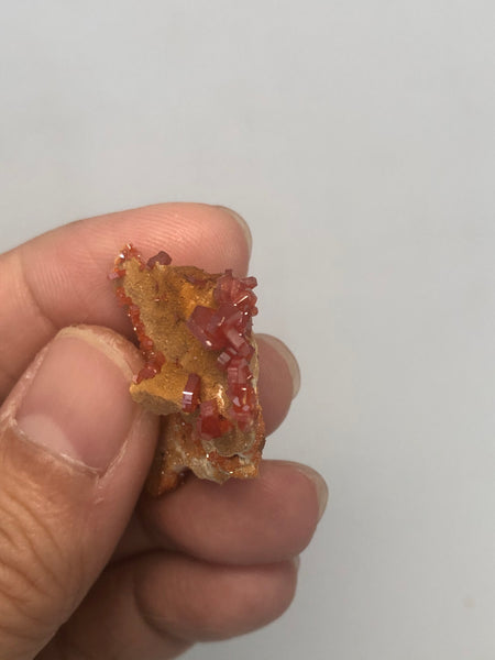 Vanadinite Raw Crystals 6g