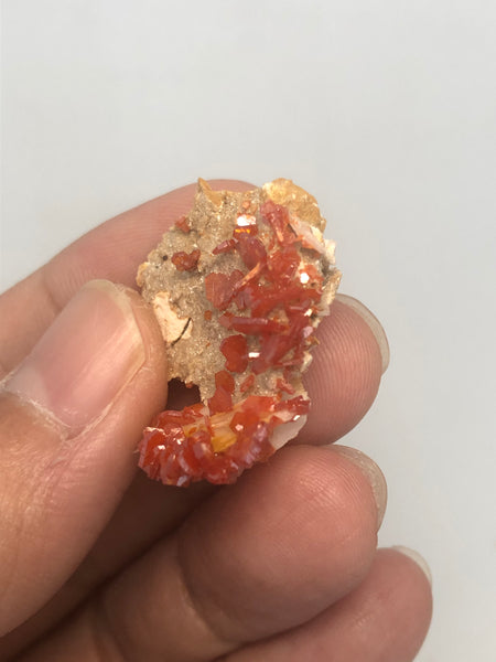 Vanadinite Raw Crystals 6g