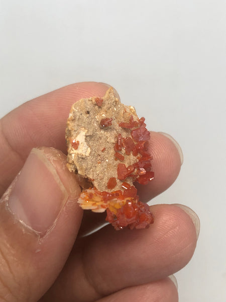 Vanadinite Raw Crystals 6g
