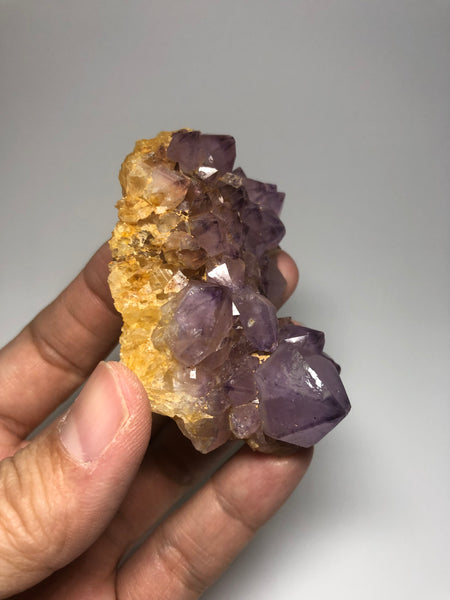 Amethyst Spirit Cactus Quartz Raw Crystals 71g