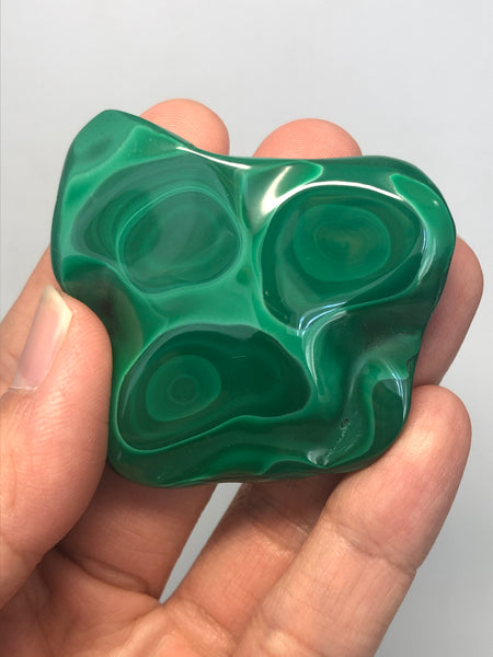 Malachite Polished Raw Crystals 73g