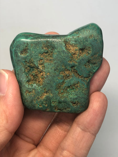 Malachite Polished Raw Crystals 73g