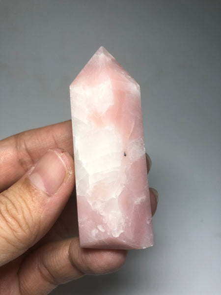 Pink Opal Crystals Point 74g