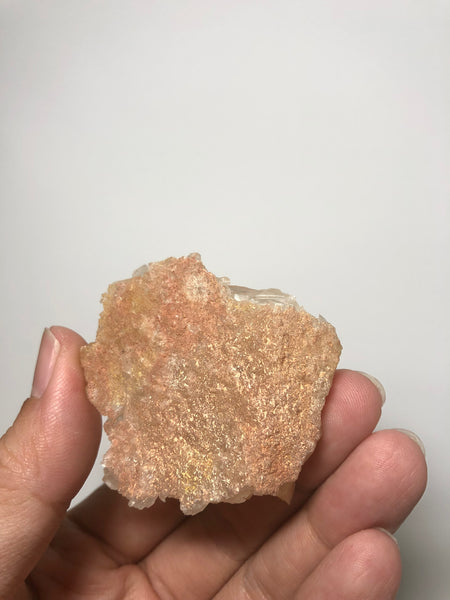 Pink Lithium Quartz Raw Crystals Cluster 80g