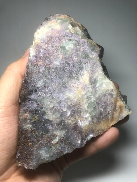 Purple Cubic Fluorite Cluster Raw Crystals 819g
