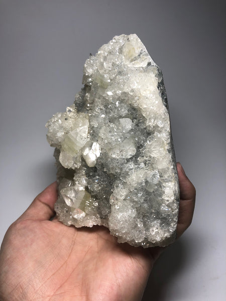 Apophyllite On Blue Chalcedony 823g