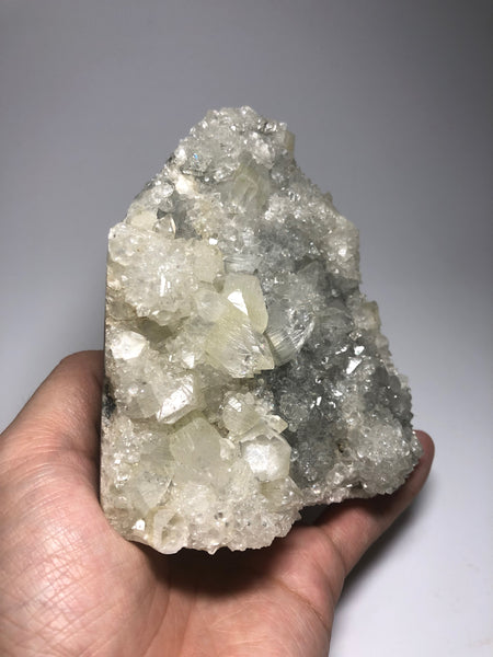 Apophyllite On Blue Chalcedony 823g