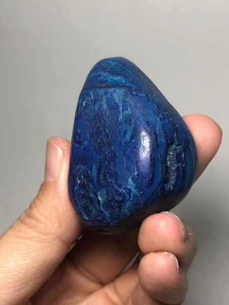 Azurite Palm Stones 82g