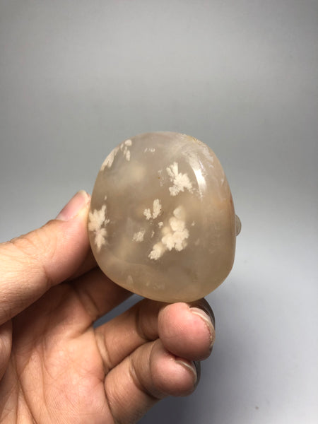 Flower Agate Palm Stones 82g