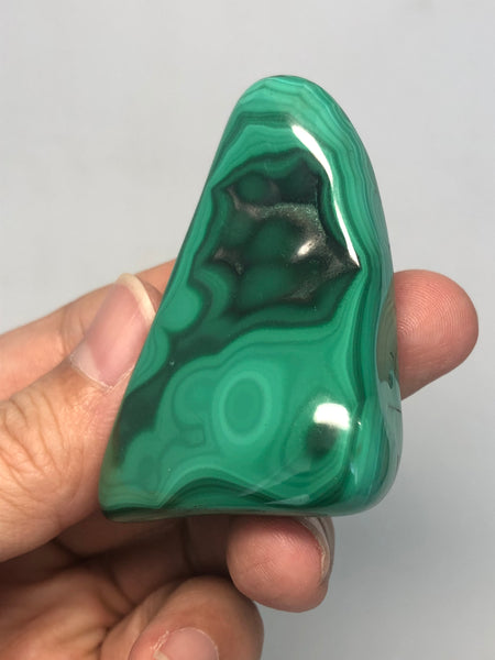 Malachite Polished Raw Crystals 83g