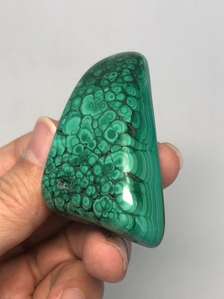 Malachite Polished Raw Crystals 83g