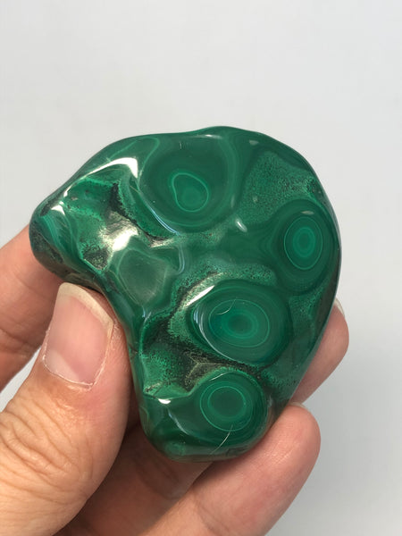 Malachite Polished Raw Crystals 83g
