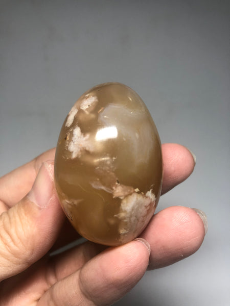 Flower Agate Palm Stones 85g