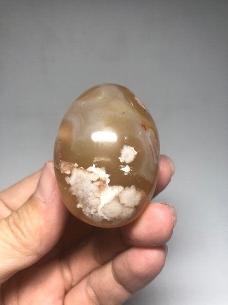 Flower Agate Palm Stones 85g
