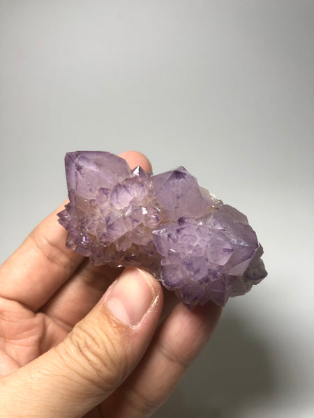Amethyst Spirit Cactus Quartz Raw Crystals 88g