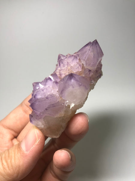 Amethyst Spirit Cactus Quartz Raw Crystals 88g