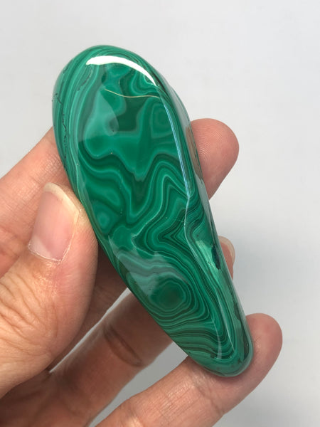 Malachite Polished Raw Crystals 89g