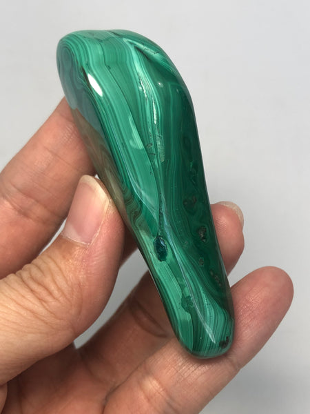 Malachite Polished Raw Crystals 89g