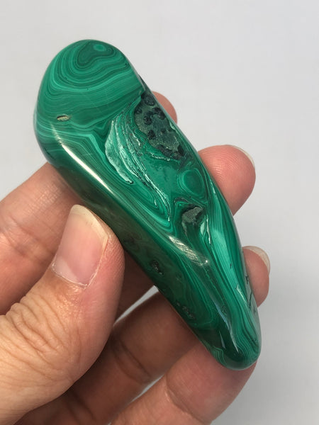 Malachite Polished Raw Crystals 89g