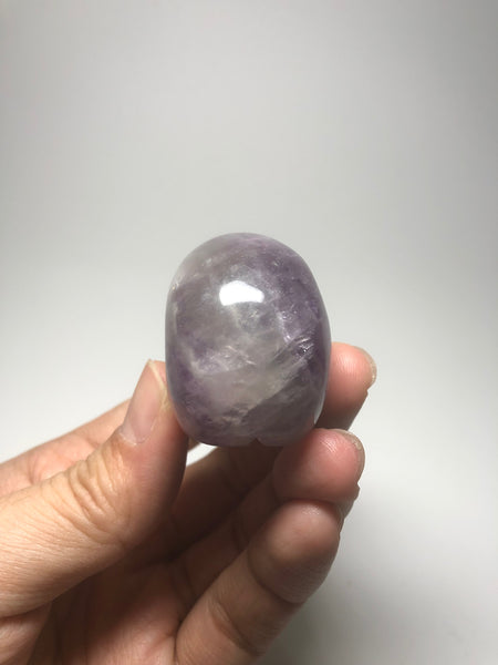 Purple Fluorite Crystal Skull 95g