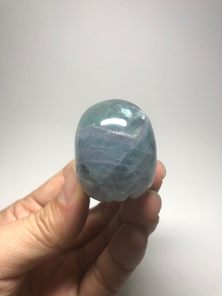 Rainbow Fluorite Crystal Skull 95g