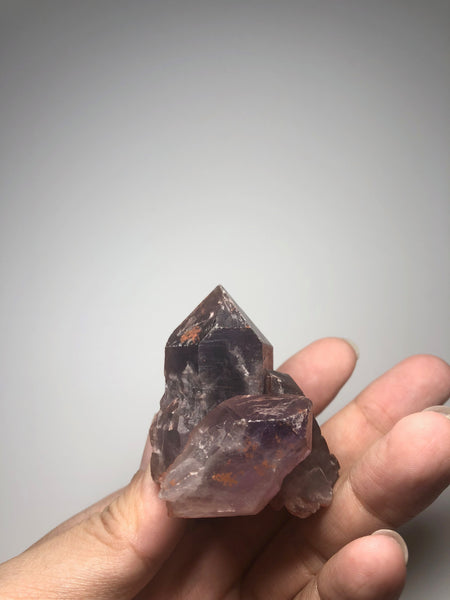 Red Amethyst Raw Crystals Cluster from Brazil 96g